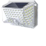 Lampe solaire exterieur led lumiere eclairage avec detecteur de mouvement 270 angle ip65 etanche spot ...