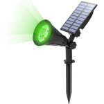 Lampe solaire extrieur, solaire projecteur, extrieur sans fil etanche ip65 lampe jardin avec panneau ...