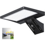 Lampe solaire ext�rieure pour animaux de compagnie 5200mah, 1200lm, 104 led, avec capteur de mouvement ...