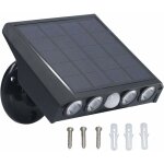 Lampes solaires extrieures, applique murale solaire ip65 tanche 360 ??degrs rglable 3 modes applique ...
