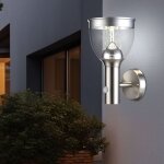 Lampes solaires pour jardin extrieur spots solaires gris clair pour extrieur avec dtecteur de mouvement ...