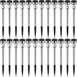 Lampe solaire led color�es lumi�re rechargeable jardin �clairage ext�rieur - diverses quantit�s (24 pi�ces ...