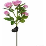 Lampes solaires � led en forme de roses artificielles pour ext�rieur, d�coration de jardin, cour, patio, ...