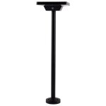 Lampadaire de jardin solaire à led v - tac 2 w avec capteur crépusculaire 155 x 720 mm noir 3 en 1 ip65 ... Lampadaire de jardin solaire à led v - tac 2 w avec capteur crépusculaire 155 x 720 mm noir 3 en 1 ip65 ...