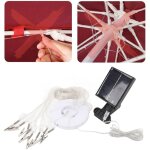 Lampe solaire pour parapluie avec clip chargement usb t�l�commande lampe d�corative 104led pour plage ...