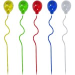 Lampe solaire piquet de terre led dcoration jardin lampes solaires led, ballons colors, led, dxh 8, ...