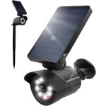 Lampe solaire de s�curit� ext�rieure avec d�tecteur de mouvement, fausse cam�ra, 6 m, d�tecteur de mouvement ...
