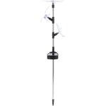 Lampe solaire sur piquet motif libellule �tanche pour jardin led d�corative