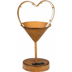 Lampe solaire de jardin lampe de table rost lampe extrieure rtro, led lampe de terrasse vase de fleurs ...
