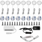 Lampe sous meuble led eclairage sous placard vitrine spot encastrable 16w pour placard meuble cabinet ...