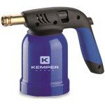 Lampe a souder � gaz coque acier piezo cartouches gaz 190g kemper