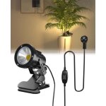 Lampe spot � pince avec interrupteur on / off ip65 r�sistante � l'eau lampe clip spot int�rieur et ext�rieur ...
