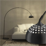 Lampe sur pied arcus en acier style r�tro, 60w -