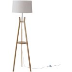 Boltze gruppe - lampe sur pied pour le salon aval, abat - jour en imitation lin, 153 cm