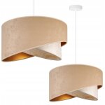 Lampe suspendu plafond abat - jour feuilles inclin�es 45 cm