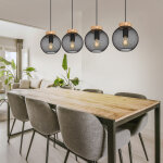 Lampe suspendue design cage lampe suspendue table  manger suspension forme sphrique en bois, grille ...