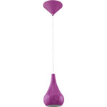 Lampe suspendue design pendule salon planchers de plafond violet clairage eglo 92945