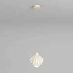 Lampe suspendue en forme de coquille de dessin anim�, lustre en r�sine avec abat - jour sph�rique en ...