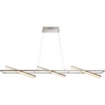 Lampe suspendue led spots de plafond spots orientables lampe pendule nickel mat globo 41622h3