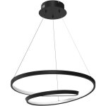 Milagro - lampe suspendue lucero noir 48w led