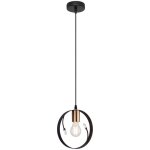 Lampe suspendue au plafond vintage, anneau d'�clairage de salon, luminaire suspendu en cristal