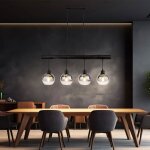 Lampe suspendue poutre en bois lampe suspendue r�tro lampe de salle � manger en bois suspension 4 ampoules, ...