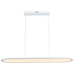Lampe suspendue lampe de salle � manger led aluminium blanc lampe de table � manger l 80 cm