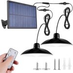 Lampes suspendues solaires d'ext�rieur � led avec capteur de mouvement � �nergie solaire r�glable et ...