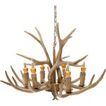 Lampe suspension corne cerf rtro vintage plafonnier industrielle cage forme mtal corde chanvre lustre ...