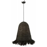 Paris prix - lampe suspension design 'ozie' 50cm noir