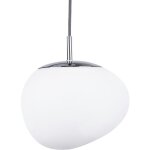 Lampe suspension design en verre blanc abat - jour originale et lumire ambiante e27 max. 40w pour salle ...