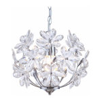 Lampe suspension suspension feuille lampe plafond suspension design fleur, acrylique, chrome, lampe abat ...