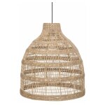 Lampe suspension en osier 'seav' 50cm beige