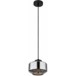 Lampe  suspension suspension lampe de salle  manger, pendule moderne avec abat - jour en verre fum, ...