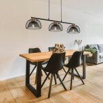 Lampe à suspension salle à manger lampe de table à manger suspension suspension rétro grille noire, liège ... Lampe à suspension salle à manger lampe de table à manger suspension suspension rétro grille noire, liège ...