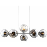 Lampe � suspension lampe � suspension verre 8 flammes lampe � suspension r�glable boule de verre lampe ...