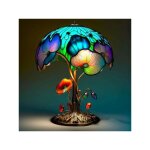 Coocheer ? lampe � poser animal en r�sine color�e ? lampe de chevet r�tro ? lumi�re chaleureuse pour ...