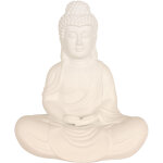 Steinhauer - lampe de table lampe de chevet buddha lampe de table lampe d'appoint en cramique blanc, ...