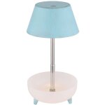 Globo - lampe de table, lampe d'appoint, lampe de chevet, variateur tactile, batterie led, bleu, usb ...