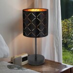 Lampe de table lampe d'appoint led lampe de table lampe de salon lampe � motifs lampe design avec abat ...