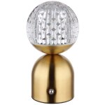 Lampe de table, lampe d'appoint, variateur tactile led, lampe de chambre, table de chevet, laiton
