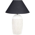 Beliani - lampe de table beige en céramique 56 cm abat - jour en cône eclairage ambiant telire Beliani - lampe de table beige en céramique 56 cm abat - jour en cône eclairage ambiant telire