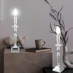 Globo - lampe de table, bougeoir, lampe de chevet, chrome, lampe de salon, lampe de table, plastique, ...