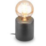 Briloner - lampe de table avec interrupteur � fil, pied c�ramique, e27, max. 10w, chevet, bureau, salon ...