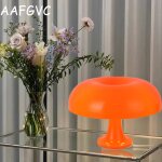 Ugreat - lampe de table champignon lampe de table en polycarbonate, 4 sources lumineuses led gratuites, ...