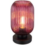 Globo lighting - led lampe de table en verre lampe de table lilas lampe de salon vintage lampe de chevet, ...