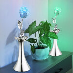 Lampe de table, lampe de chevet, lampe d'appoint, lampe de salon, lampe d�corative, m�tal acrylique chrom� ...