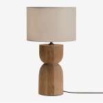 Lampe de table diniz sklum bois de mangue ?30 cm