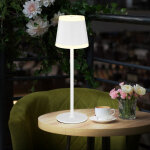 Lampe de table d'extrieur lampe de table led blanche variateur tactile batterie rechargeable lampe de ...