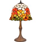 Lampe de table de forme tiffany avec abat - jour diam�tre 30 cm s�rie bell